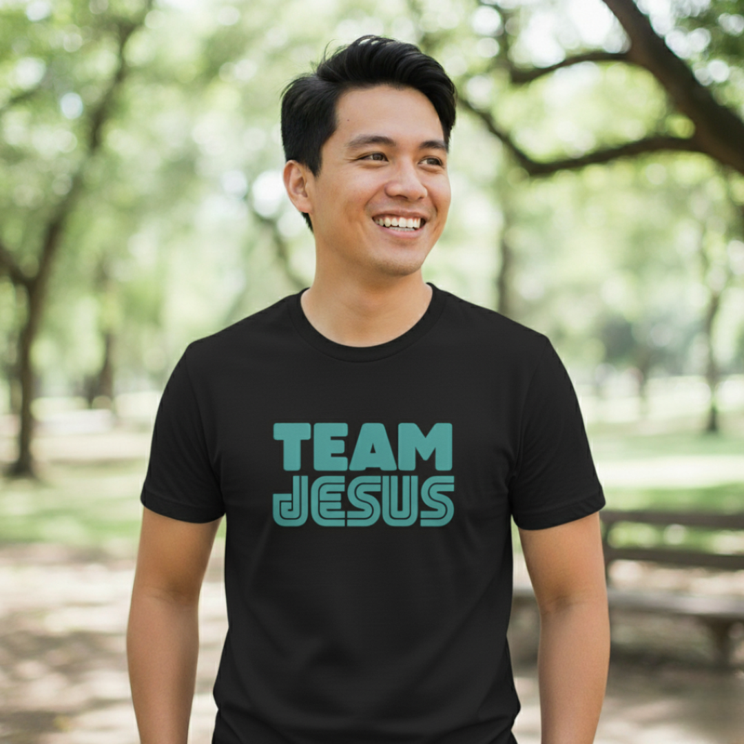TEAM JESUS Christian Shirt | Premium Cotton Faith Shirt for Families | Loaves & Fishes PH