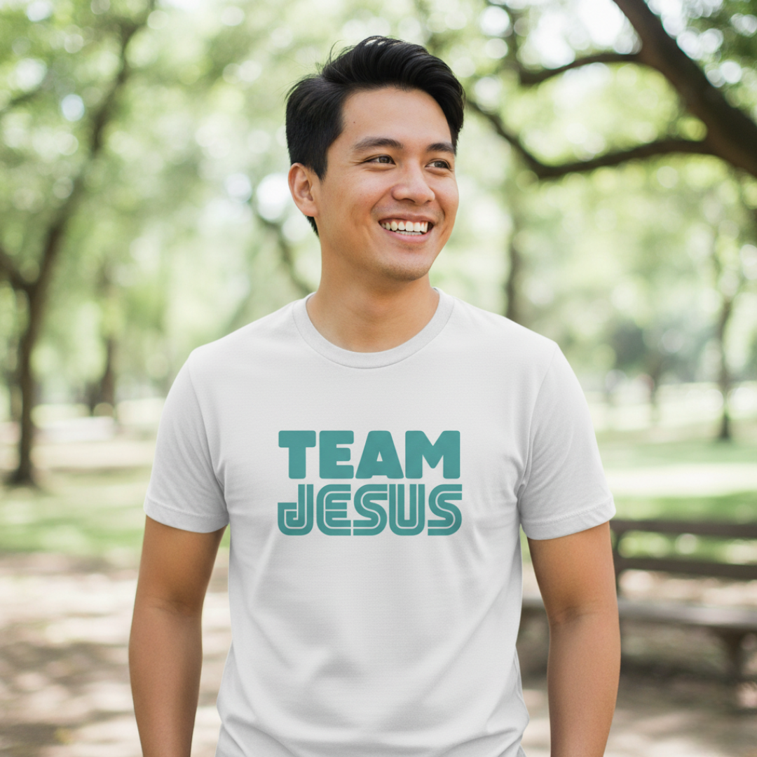 TEAM JESUS Christian Shirt | Premium Cotton Faith Shirt for Families | Loaves & Fishes PH